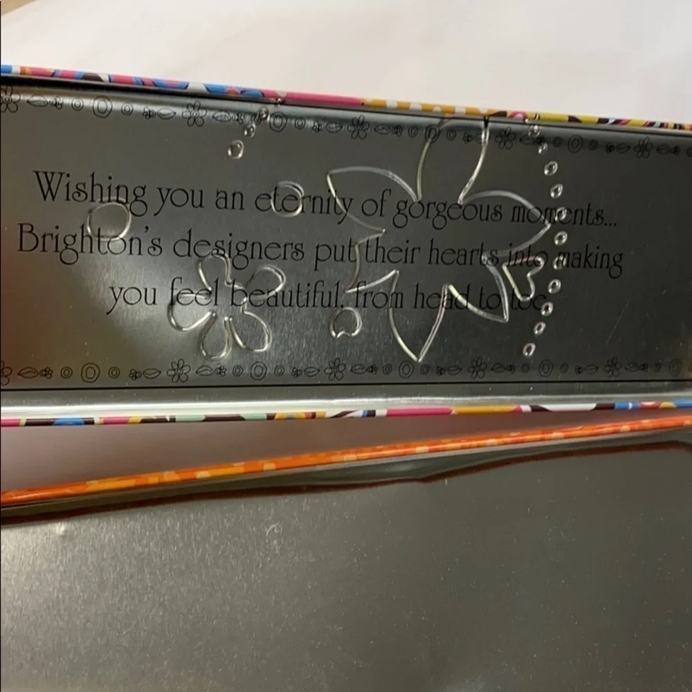 Brighton Aluminum Watch Pencil Jewelry Box Tin